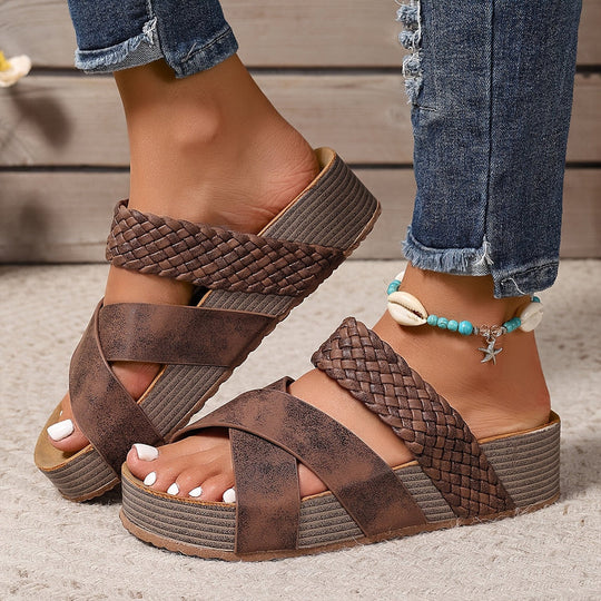 Ida | Chic Stylish  Print Sandals