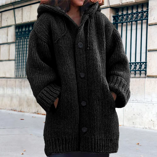 Alma™ | Knitted Hooded Coat