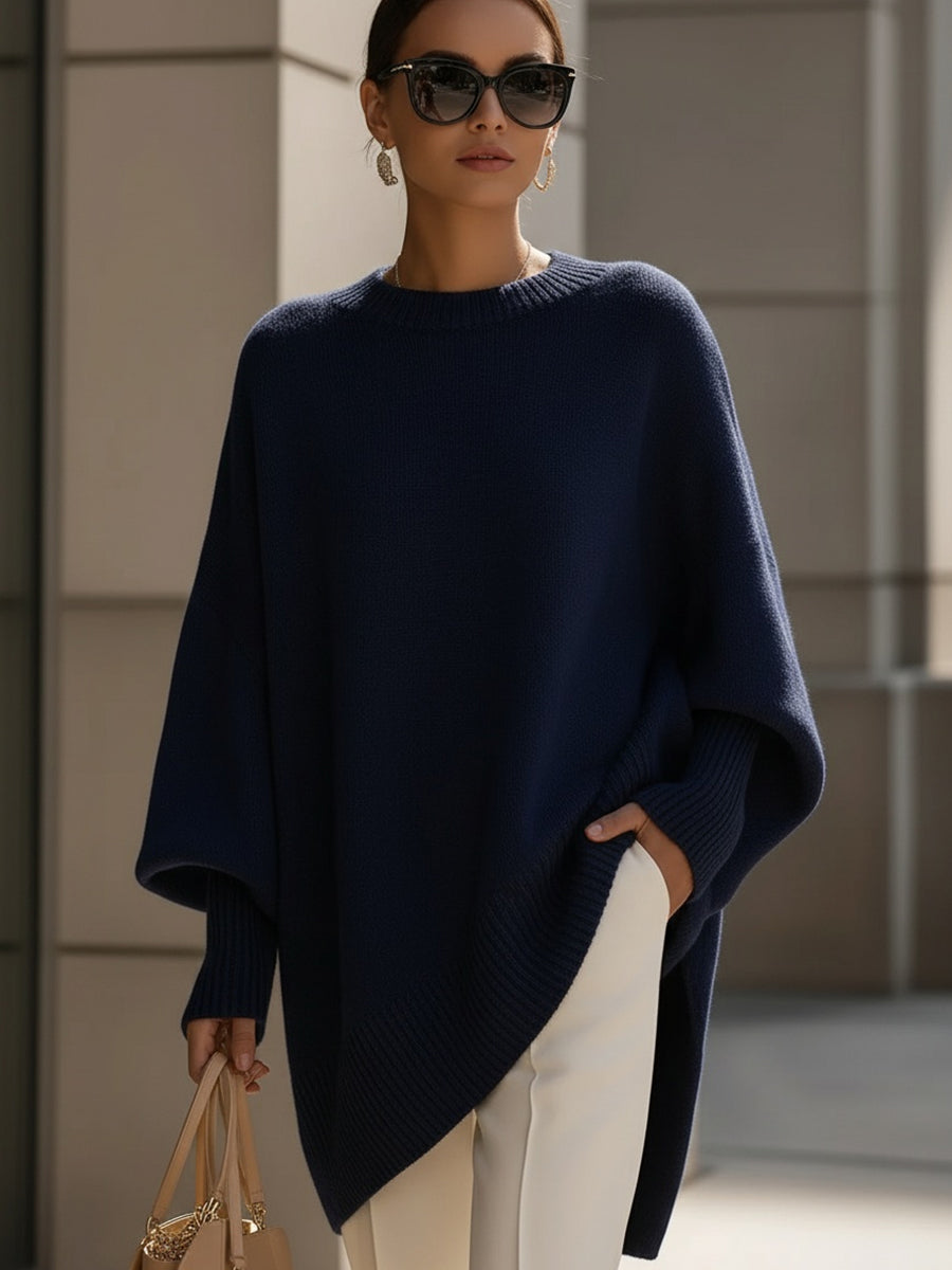 Clare Knit Poncho Sweater