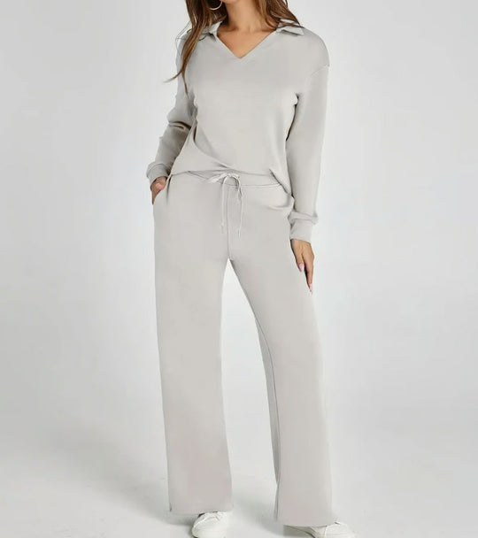 Alivia | Two-Piece Set with Flared Pants