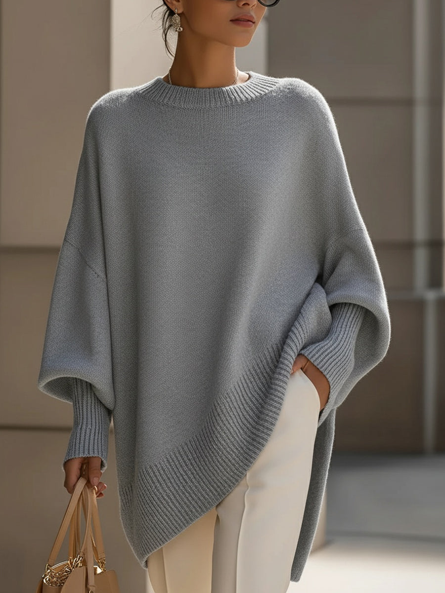 Clare Knit Poncho Sweater