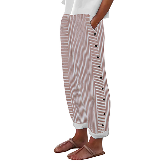 Dagny | Stylish Summer Striped Pants