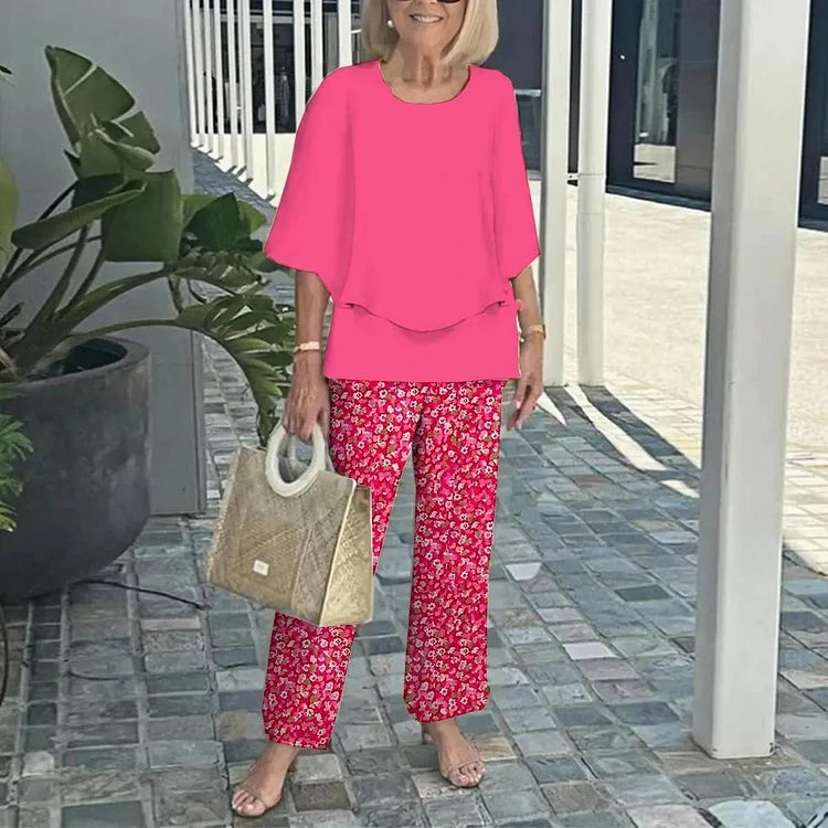 Monique | Trendy Printed Two-Piece Set