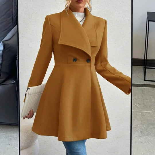 Evelyn™ | Elegant Winter Wool Coat