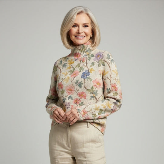 Autumn Forest Knit Turtleneck