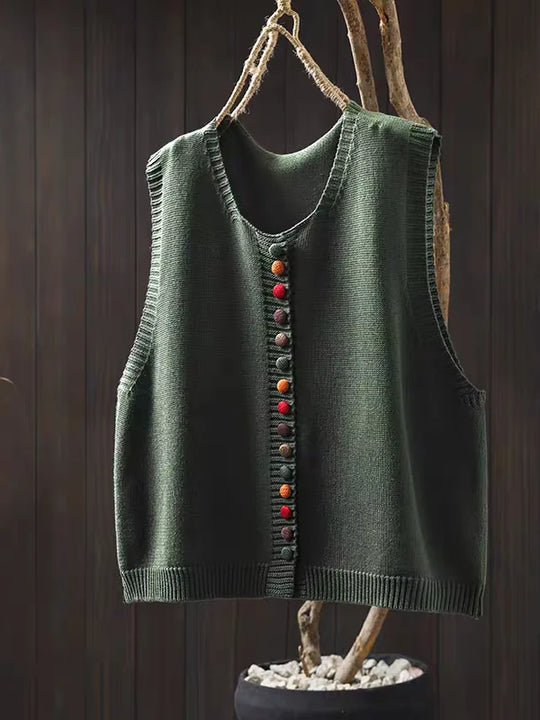 The Evelyn Knit Vest