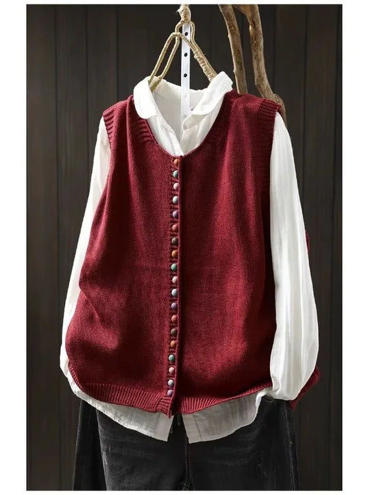 The Evelyn Knit Vest