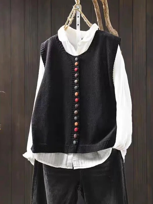 The Evelyn Knit Vest