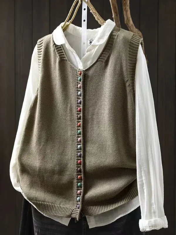 The Evelyn Knit Vest